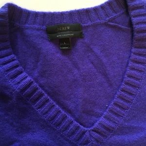 J.Crew Wool and Cashmere V Neck Sweater